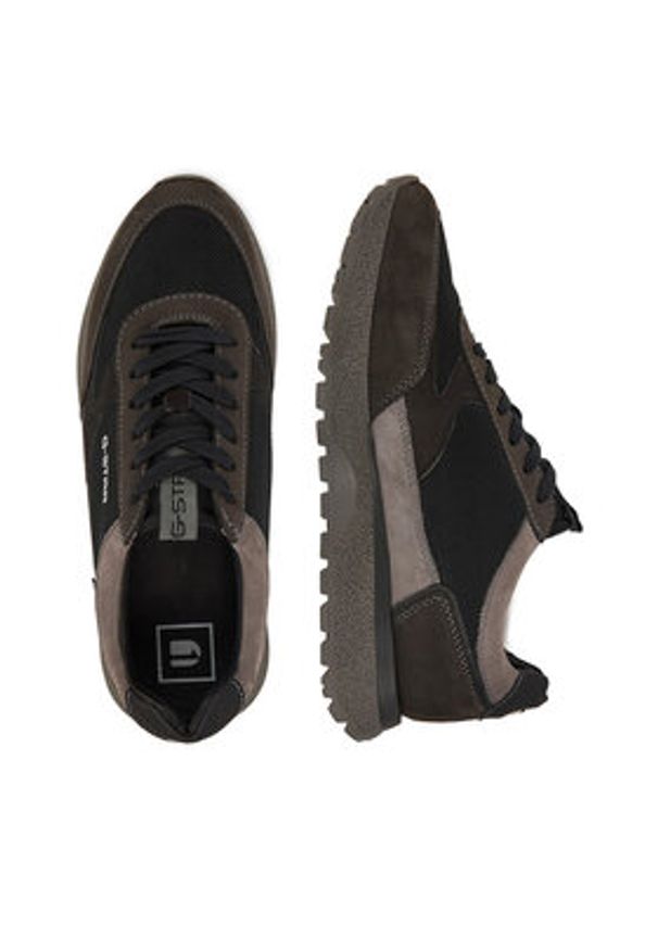 G-Star RAW - G-Star Raw Sneakersy EO-DAIIONA-01 MI08 Czarny. Kolor: czarny. Materiał: nubuk, skóra
