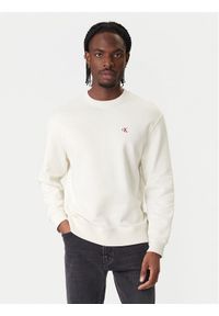 Calvin Klein Jeans Bluza LV04RC296G Écru Regular Fit. Materiał: bawełna #1