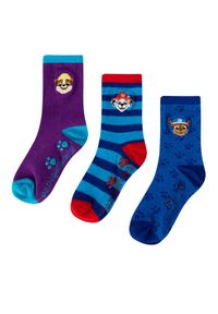 PAW PATROL - Paw Patrol Zestaw 2 par wysokich skarpet dziecięcych ACCCS-SS24-511PAW Niebieski. Kolor: niebieski