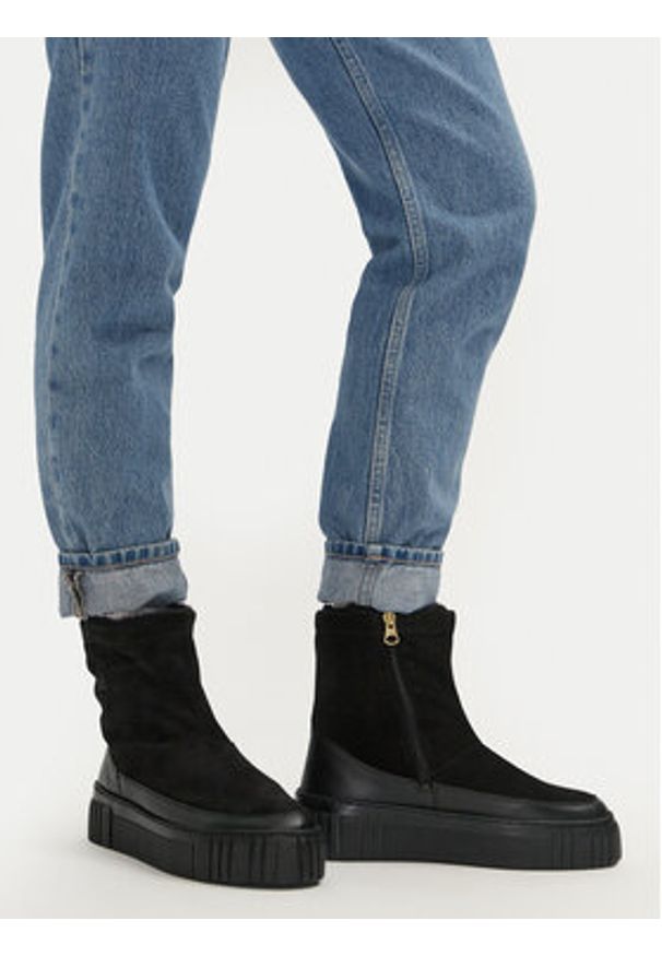 GANT - Gant Botki 29543785 Czarny. Kolor: czarny. Materiał: skóra, zamsz