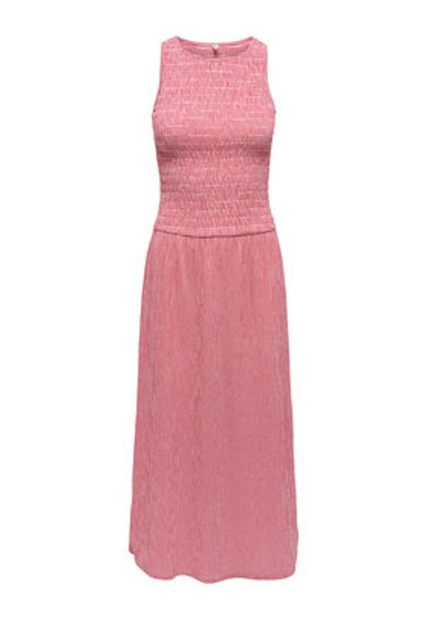 only - ONLY Sukienka letnia Celle 15369284 Czerwony Regular Fit. Kolor: czerwony. Materiał: syntetyk. Sezon: lato