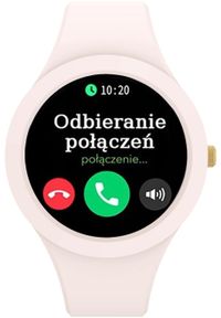 Smartwatch Gravity Zestaw dziecięcy zegarek SMARTWATCH GRAVITY GT14-1 pink + bransoletka. Rodzaj zegarka: smartwatch #1