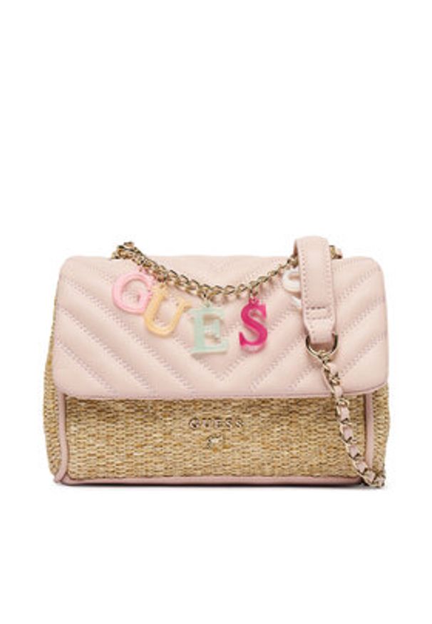 Guess Torebka J6GZ18 WH860 Różowy. Kolor: różowy. Materiał: skórzane