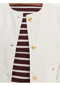 TOMMY HILFIGER - Tommy Hilfiger Kurtka jeansowa Lady WW0WW48591 Biały Regular Fit. Kolor: biały. Materiał: bawełna #2