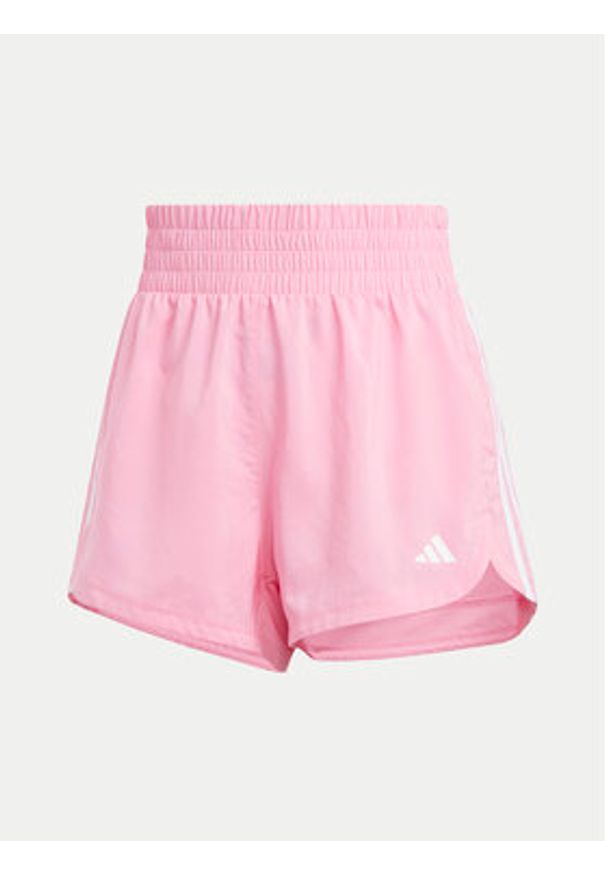 Adidas - adidas Szorty sportowe Pacer Training 3-Stripes IT7761 Czarny Regular Fit. Kolor: czarny. Materiał: syntetyk