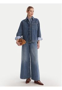 Weekend Max Mara Jeansy Abete 2615181101 Granatowy Wide Leg. Kolor: niebieski #4