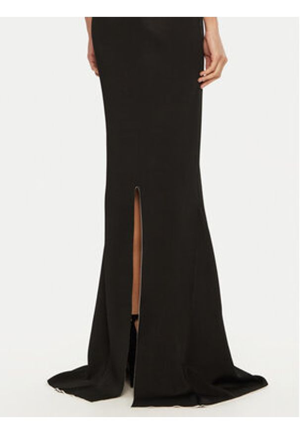 JACQUEMUS Sukienka dzianinowa 24E241KN449 Czarny Regular Fit. Kolor: czarny. Materiał: wiskoza