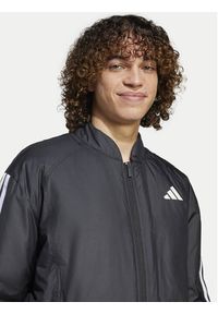 Adidas - adidas Kurtka bomber Essentials 3-Stripes JD1294 Czarny Loose Fit. Kolor: czarny. Materiał: syntetyk #6