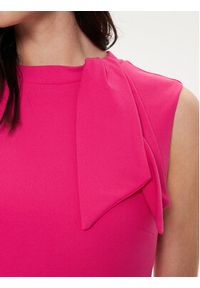 Rinascimento Sukienka koktajlowa CFC0118282003 Różowy Regular Fit. Kolor: różowy. Materiał: syntetyk. Styl: wizytowy