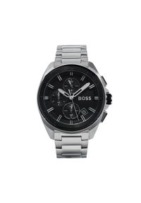 BOSS - Zegarek Boss. Kolor: srebrny