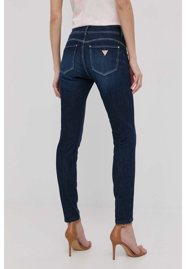 Guess jeansy damskie high waist. Stan: podwyższony. Kolor: niebieski