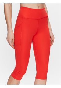 DKNY Sport Legginsy DP3P3231 Czerwony Active Fit. Kolor: czerwony. Materiał: syntetyk. Styl: sportowy #1