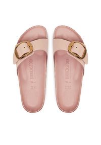 Birkenstock Klapki Madrid Big Buckle Hex 1029448 Różowy. Kolor: różowy. Materiał: skóra #4