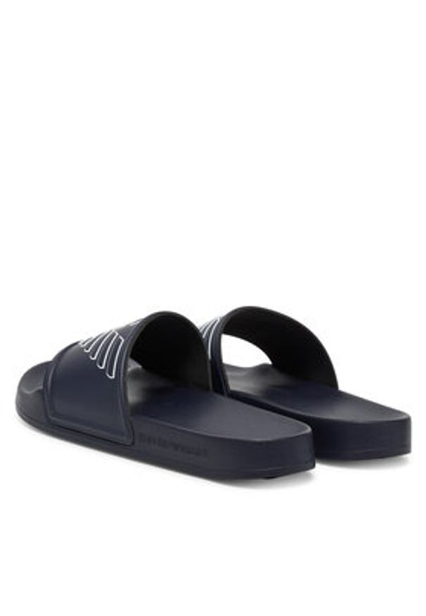 Emporio Armani Klapki XVPS11 XR273 K578 Granatowy. Kolor: niebieski