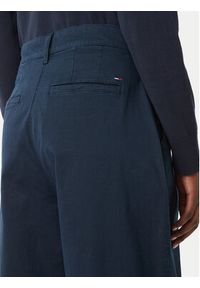 Tommy Jeans Spodnie materiałowe DW0DW21698 Granatowy Wide Leg. Kolor: niebieski. Materiał: bawełna #2