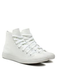 Converse Trampki Chuck Taylor All Star Classic 1U646 W Biały. Kolor: biały. Materiał: materiał #2