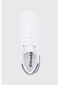 Coach buty Lowline Leather G5040.T4J kolor biały na płaskiej podeszwie. Nosek buta: okrągły. Zapięcie: sznurówki. Kolor: biały. Materiał: guma. Obcas: na płaskiej podeszwie #3