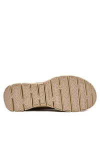 skechers - Skechers Trekkingi Synergy 167425/BRN Brązowy. Kolor: brązowy. Materiał: skóra #5