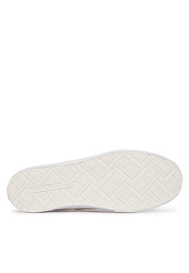 TOMMY HILFIGER - Tommy Hilfiger Tenisówki Th Low Profile Slip On FW0FW09103 Biały. Zapięcie: bez zapięcia. Kolor: biały. Materiał: materiał