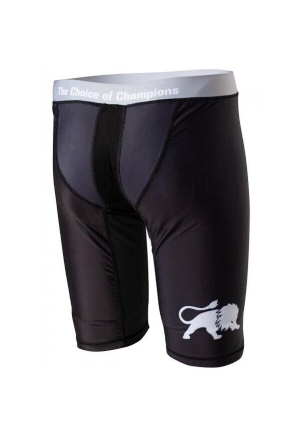 FIGHTNATURE - Długie spodenki kompresyjne Fightnature. Kolor: wielokolorowy, biały, czarny. Długość: długie