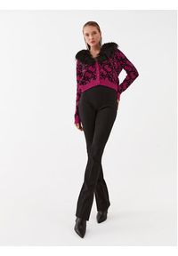 Pinko Kardigan Pony 101576 A11F Kolorowy Relaxed Fit. Materiał: syntetyk. Wzór: kolorowy #4