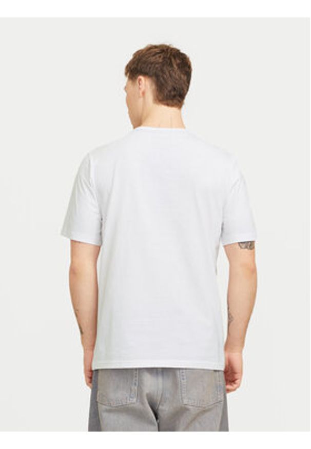 Jack & Jones - Jack&Jones T-Shirt Colton 12268439 Biały Standard Fit. Kolor: biały. Materiał: bawełna