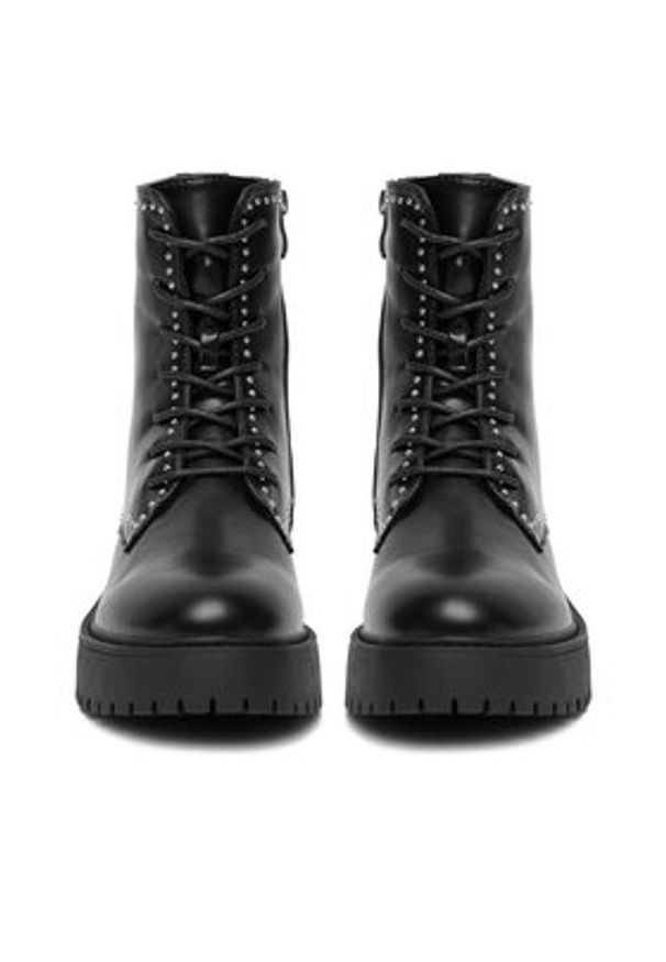 DeeZee Trzewiki 24ST0121-1 Czarny. Kolor: czarny. Materiał: materiał, syntetyk