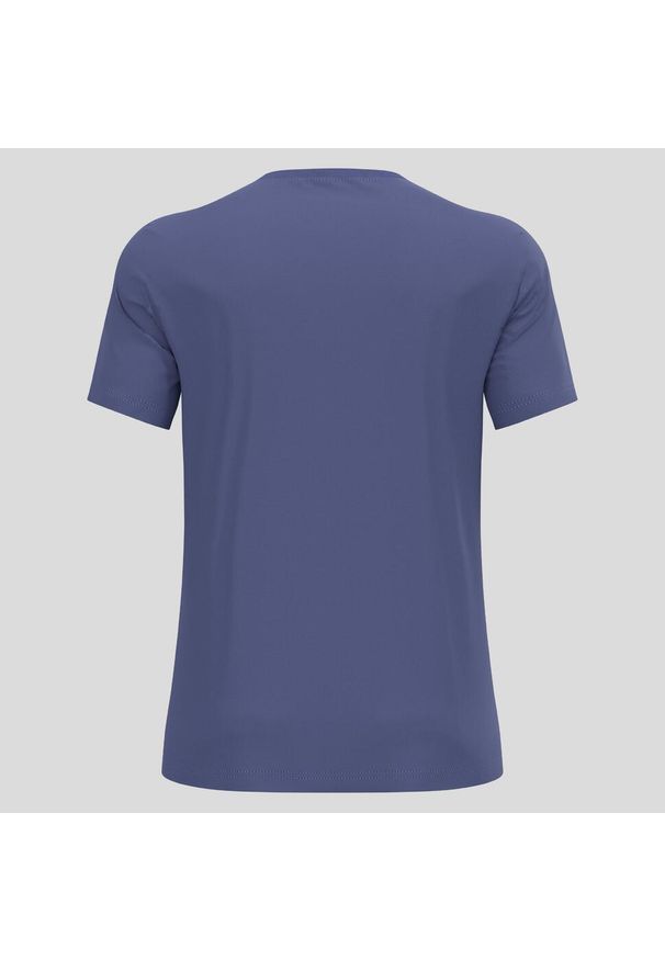 Koszulka z krótkim rękawem trekkingowa męska Odlo T-shirt F-DRY. Kolor: niebieski. Długość rękawa: krótki rękaw. Długość: krótkie