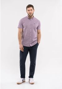 Volcano - Bawełniane chinosy, Regular Fit, R-LORN. Materiał: bawełna. Wzór: ze splotem. Styl: klasyczny, elegancki #1