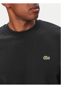 Lacoste Bluza SH8868 Czarny Regular Fit. Kolor: czarny. Materiał: bawełna #5