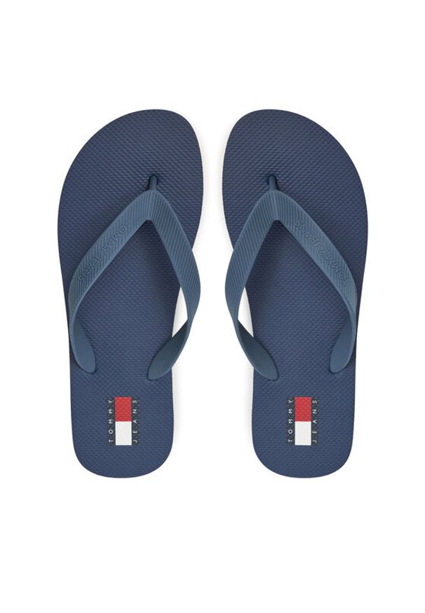 Tommy Jeans Japonki Tjm Beach Sandal EM0EM01560 Granatowy. Kolor: niebieski