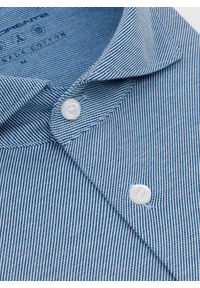 Pako Lorente - PAKO LORENTE – Bawełniana koszula męska w kolorze niebieskim. Kolor: niebieski. Materiał: bawełna #3