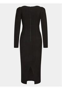 Nissa Sukienka koktajlowa RS14259 Czarny Slim Fit. Kolor: czarny. Materiał: syntetyk. Styl: wizytowy #2