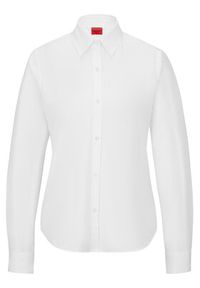 Hugo Koszula The Essential 50496339 Biały Regular Fit. Kolor: biały. Materiał: bawełna #7