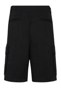 Hugo - HUGO Szorty materiałowe Craysen 50556891 Czarny Straight Fit. Kolor: czarny. Materiał: bawełna #2