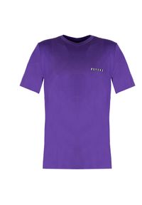Diesel T-shirt "T-Just-Y10" | 00SSP5-0HARE | T-Diego-Y10 | Mężczyzna | Fioletowy. Okazja: na co dzień. Kolor: fioletowy. Materiał: bawełna. Wzór: aplikacja, nadruk. Styl: casual #6