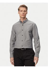Calvin Klein Jeans Koszula Oxford Classic LV140EM125 Szary Regular Fit. Kolor: szary. Materiał: bawełna #1