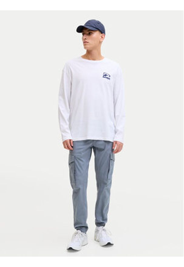 Jack & Jones Spodnie materiałowe Paul Flake 12139912 Niebieski Regular Fit. Kolor: niebieski. Materiał: bawełna