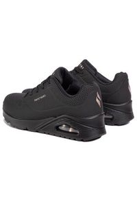 skechers - Skechers Sneakersy Uno-Stand On Air 73690/BBK Czarny. Kolor: czarny. Materiał: skóra #2