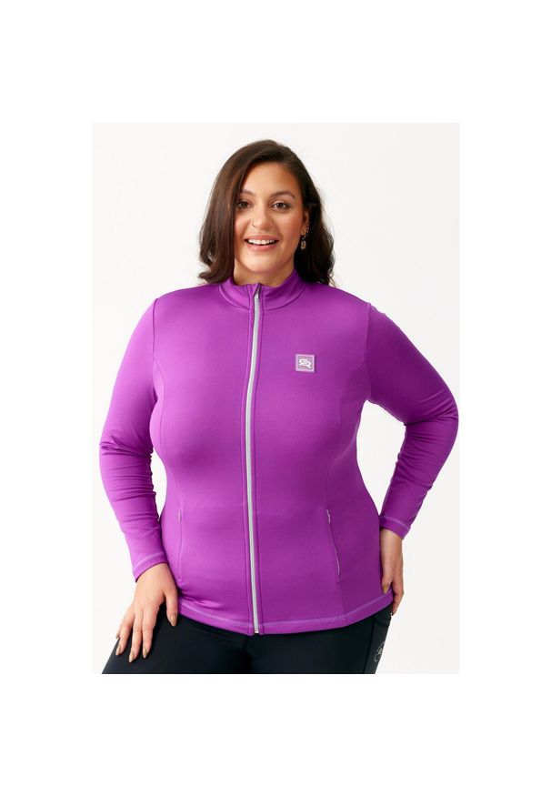 ROUGH RADICAL - Damska bluza sportowa Plus Size Rough Radical Twist. Kolekcja: plus size. Kolor: fioletowy