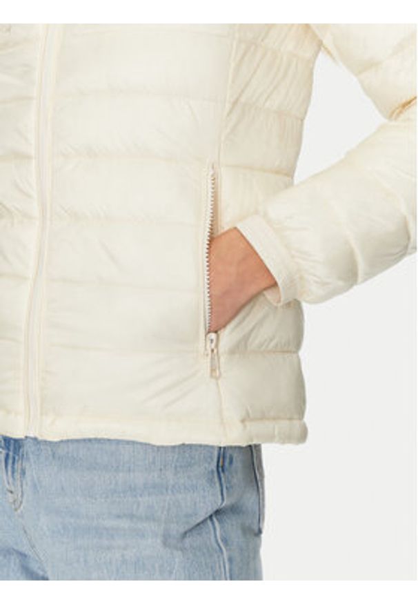 Guess Jeans Kurtka puchowa W5RL99 WHAB2 Écru Regular Fit. Kolor: kremowy. Materiał: syntetyk