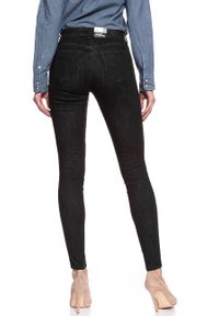 Wrangler - WRANGLER SKINNY RINSE BLACK W28KHS32R. Okazja: na co dzień. Długość: długie. Wzór: napisy, nadruk. Sezon: lato. Styl: klasyczny, casual, elegancki, wizytowy #8