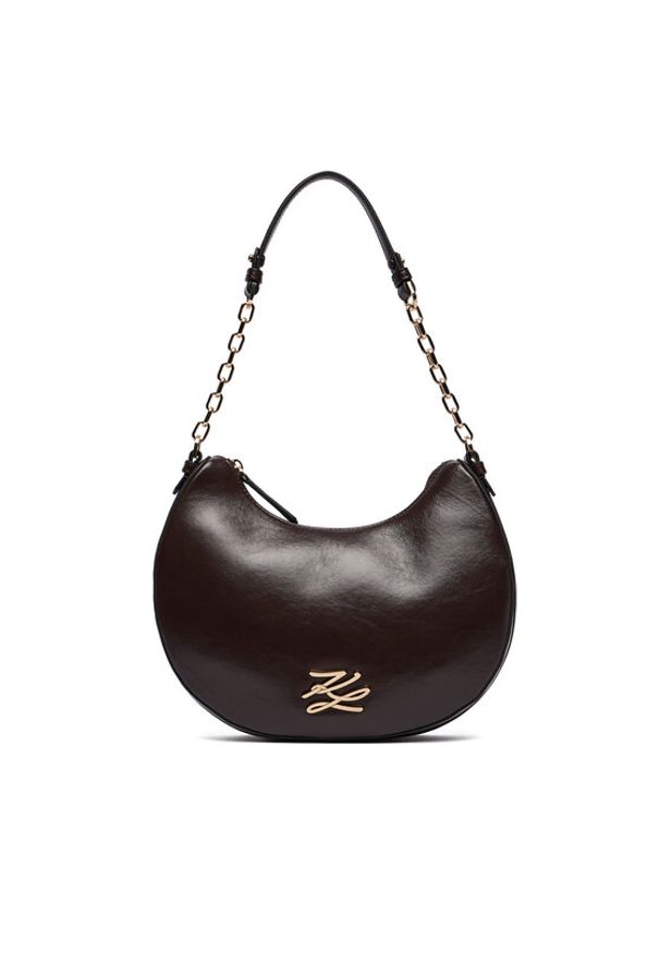 Karl Lagerfeld - KARL LAGERFELD Torebka A4W30104 Brązowy. Kolor: brązowy. Materiał: skórzane