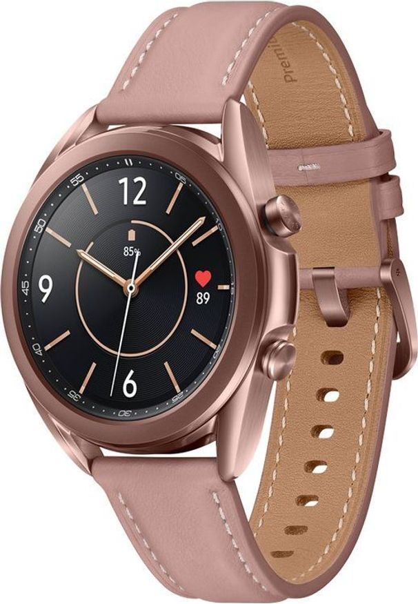 SAMSUNG - Smartwatch Samsung Galaxy Watch 3 Mystic Bronze 41mm LTE Brązowy (SM-R855FZDAEUE). Rodzaj zegarka: smartwatch. Kolor: brązowy
