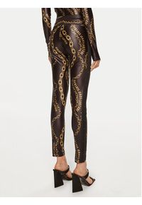 Versace Jeans Couture Legginsy 77HAC114 JS417 Czarny Slim Fit. Kolor: czarny. Materiał: syntetyk #5