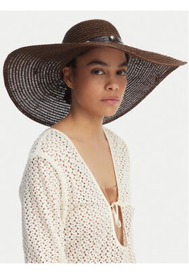 Liu Jo Kapelusz VA6209 T9437 Brązowy. Kolor: brązowy. Materiał: syntetyk