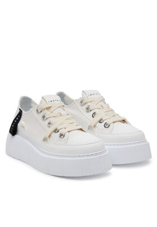 Inuikii Trampki Matilda Canvas Low 30102-025 Biały. Kolor: biały. Materiał: materiał