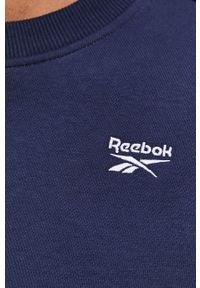 Reebok - Bluza. Okazja: na co dzień. Kolor: niebieski. Styl: casual #4