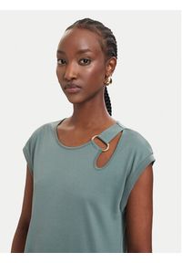 Liu Jo Sport Sukienka codzienna TA6237 J3855 Zielony ciemny Relaxed Fit. Okazja: na co dzień. Kolor: zielony. Materiał: bawełna. Typ sukienki: proste, sportowe. Styl: sportowy, casual #5