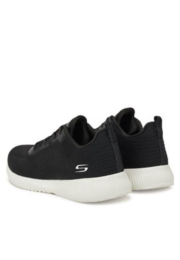 skechers - Skechers Sneakersy Bobs Squad 32504/BLK Czarny. Kolor: czarny. Materiał: materiał